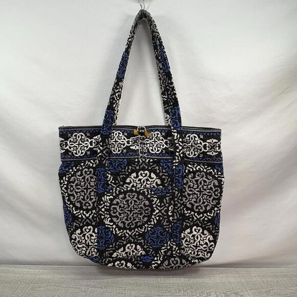 Handbags - Vera Bradley Quilted Medallion Tote - Blue & Grey "Blue Bayou"